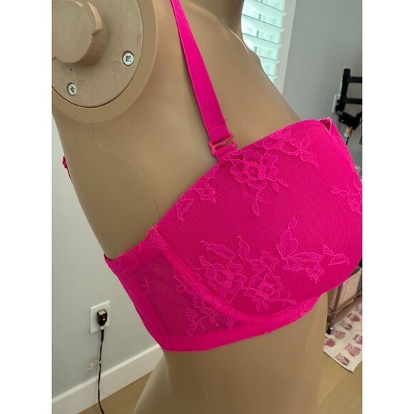 Women's H&M Balconette Padded Push-up Bra, size 34D - Picture 8 of 12